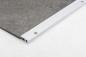 Preview: DPS - Abschlussprofil mit Basisprofil 4mm, Alu silber matt, 270cm
