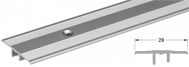 DPS - cover profile - expansion joint profile, alu silver matt, 270cm