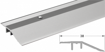 DPS - cover profile - adapting profile, alu silver matt, 270cm