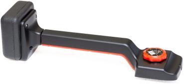 Kniespanner de Luxe Unverzichtbares Werkzeug zum Verspannen von Teppichen auf Nagelleisten. Mit Greifereinsatz, verstellbarer Bodenplatte und Stoßpolster. Längenverstellbar.