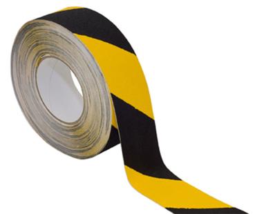 ROLL-Antirutschband, schwarz/gelb SK, 28mm Signalfarbe, Rolle á 18m