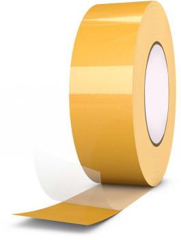 Doppelseitiges Klebeband 50mmx50m Pack á 24 Rollen, hochwertiges Gewebeband.