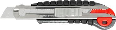 Cuttermesser NT 2000 Hochwertiges Messer aus Metall mit Blitzmagazin. Inkl. 3 Abbrechklingen.