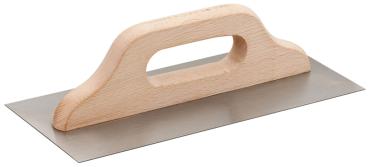 Ausgleichskelle 500mm mit Holzgriff, Blatt aus hochwertigem, gehärtetem und poliertem Stahl.