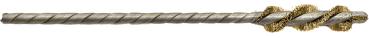 Bürste für Schweißdüsen Aus Messing, zur Innenreinigung von Schweißdüsen. Maße 300x100x5mm.
