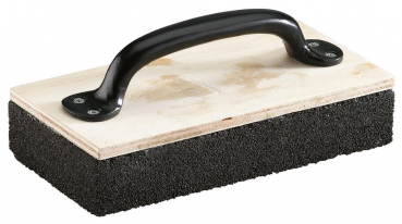 Grinding flash grit 36 with handle