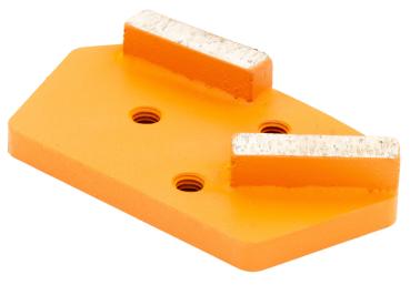 Diamantsegment für Schleifarbeiten auf mineralischen Untergründen mit dem ROLL Diamantschleifteller.  Zum Schleifen von Estrichen und Spachtelmassen.