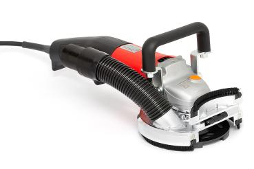 Die ROLL Handschleifmaschine RO-125 ist ein kompakter Sanierungsschleifer zum egalisieren von Unebenheiten auf Beton und Estrichflächen. Zum Entfernen von Bodenbelagsrückständen, Kleberresten, Fliesenkleber, Spachtelmasse und Bodenbeschichtungen im Randbe