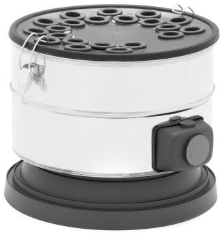 The dust pre-separator for industrial vacuum cleaner 1450MF consists of an intermediate ring with cyclone pre-separator, multi-filter for intermediate ring and cover plug.