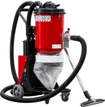 Industrial vacuum cleaner 2400, 2-motors, filter class H, with Longopac
