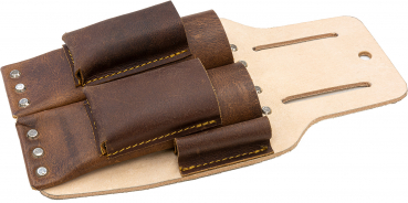 Leather knife holder, for two knives