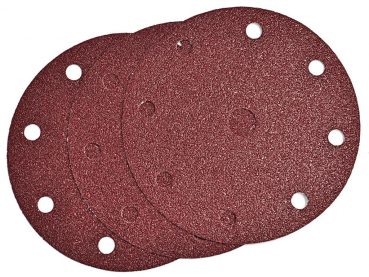 Velcro sanding discs Ø 150mm, 9 holes, grit 100, pack of 50 units