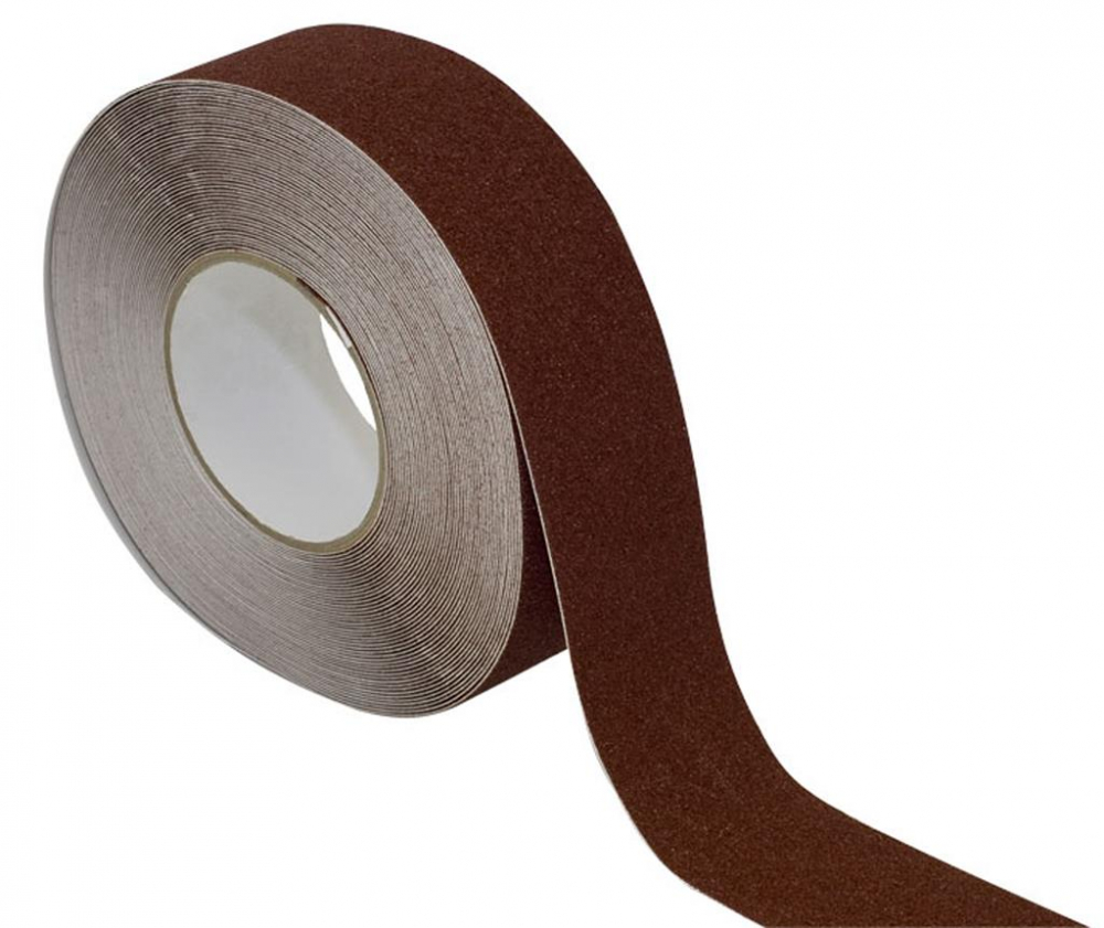 ROLL Anti slipping grip tape, Brown - 50mm x 18m