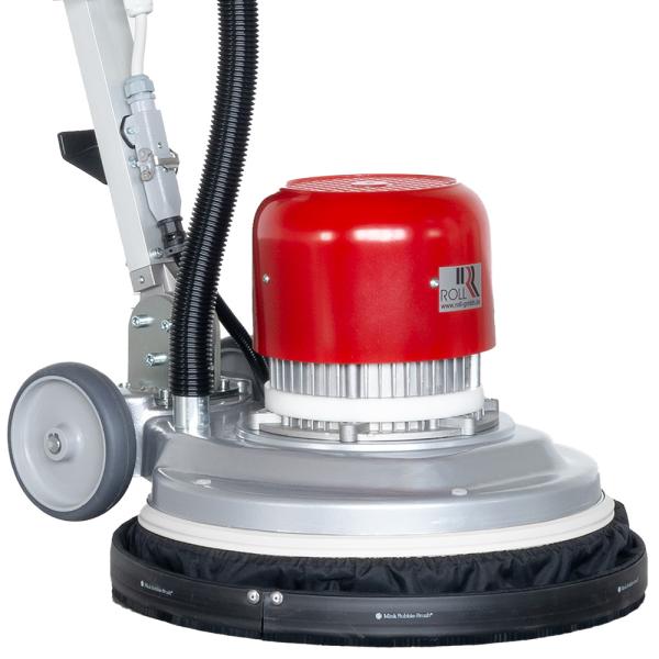 Staub-Absaugsystem universell passend auf alle ROLL-Einscheibenmaschinen zum staubfreien schleifen von Fußböden!