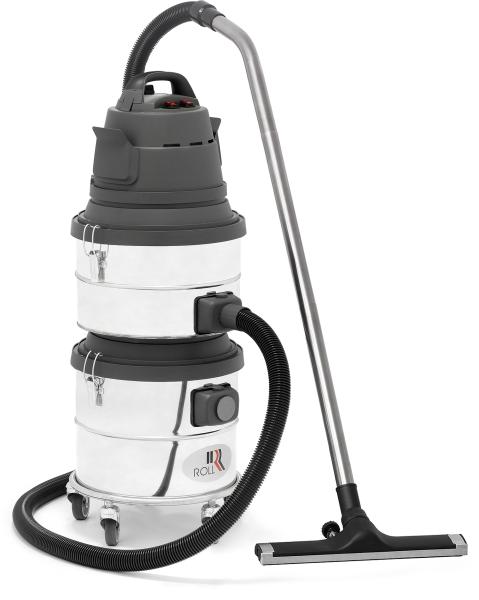 The dust pre-separator for industrial vacuum cleaner 1450MF consists of an intermediate ring with cyclone pre-separator, multi-filter for intermediate ring and cover plug.