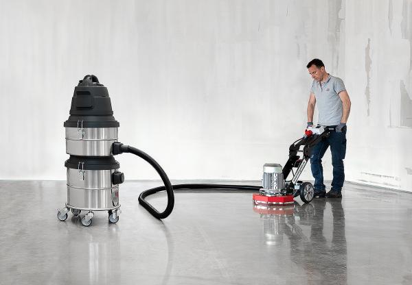 The dust pre-separator for industrial vacuum cleaner 1450MF consists of an intermediate ring with cyclone pre-separator, multi-filter for intermediate ring and cover plug.