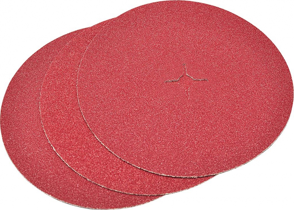 Sanding disc with Velcro 150mm, grit 24, pack of 50 units. With center hole.