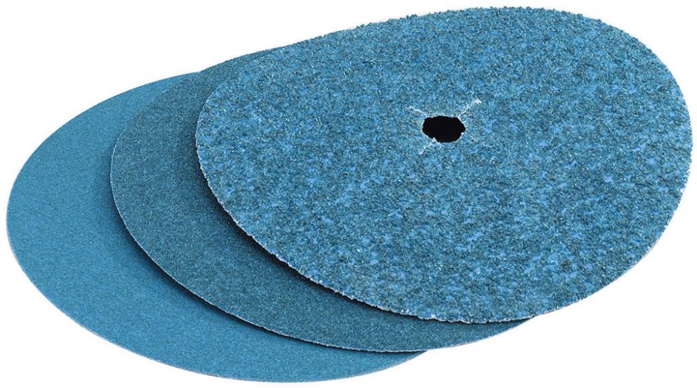 Zircon sanding disc with Velcro 150mm, grit 120, pack of 50 units