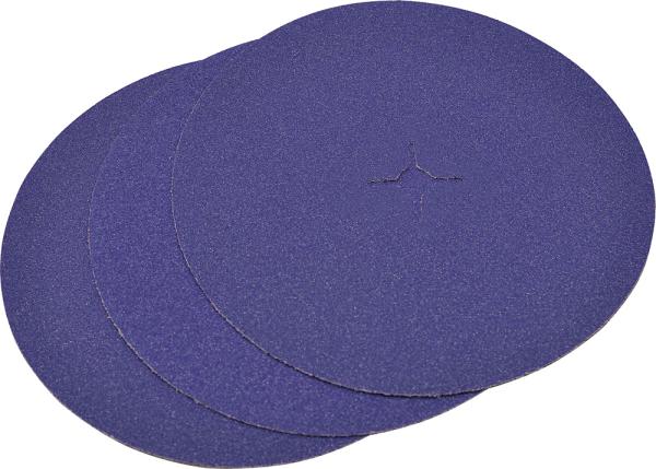 Klettscheiben-Keramik 150mm KG 40 Standardgröße für alle Randschleifmaschinen passend. Hochwertige Qualität für den Profi. Zirkonkorundkörper und Vollkunstharzbindung. Pack à 25 Stück